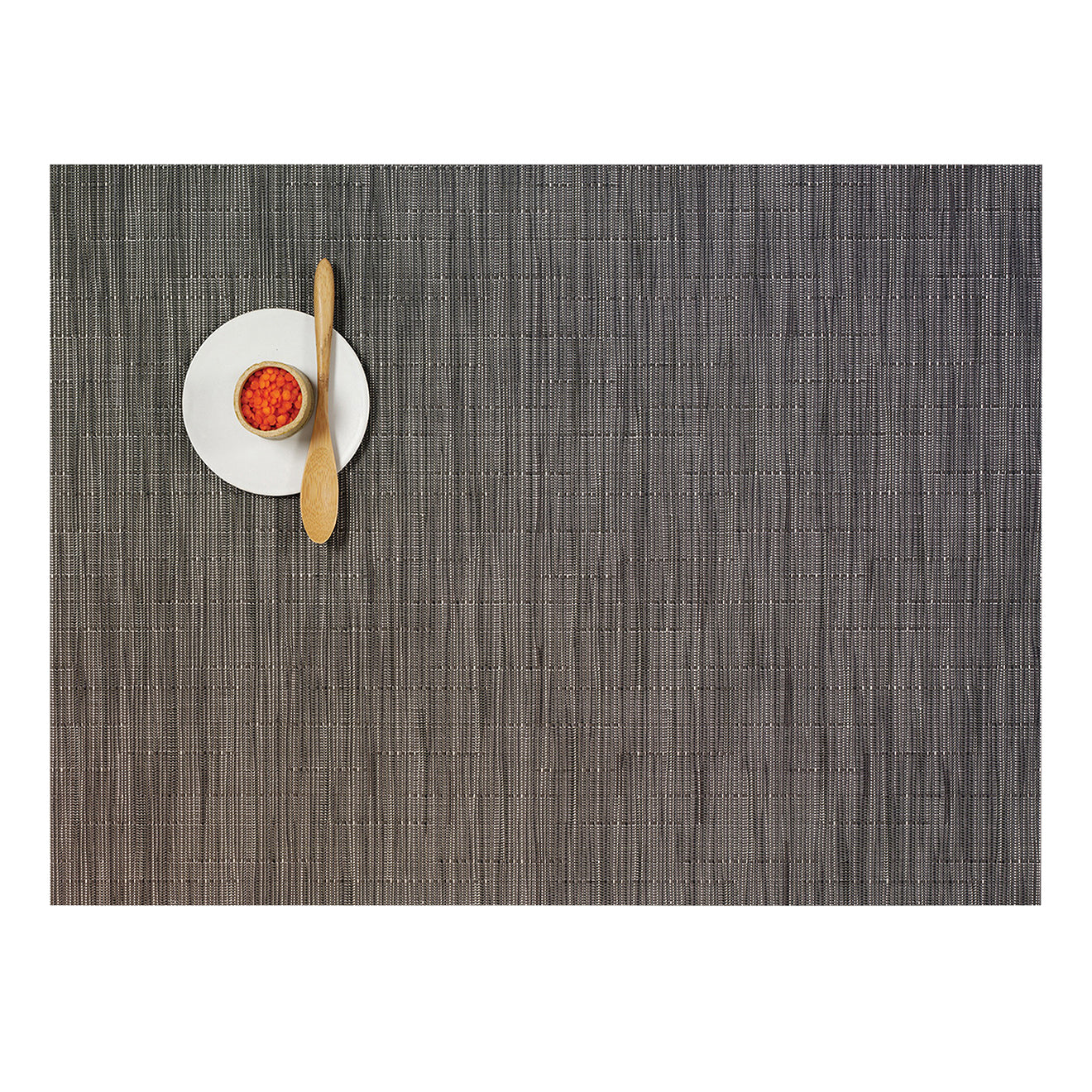 ヤ*ー様 Chilewich BambooFog4枚 Bamboo Placemats - Grey Flannel