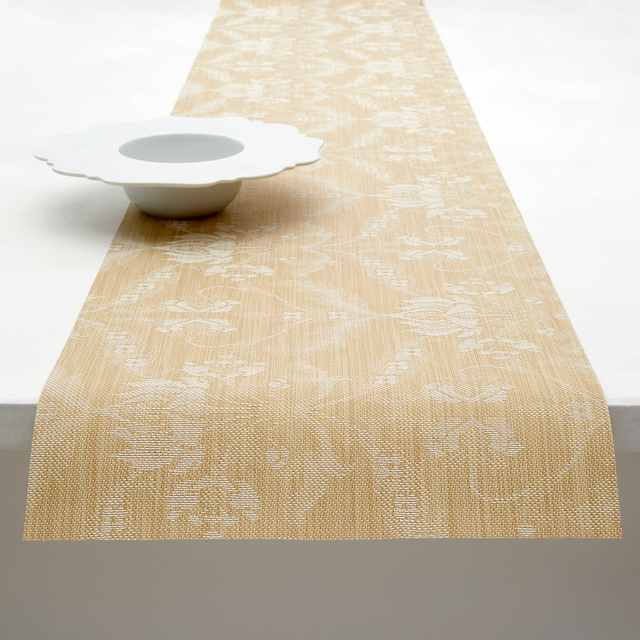 modern dresser runner Chilewich Damask Table Runners