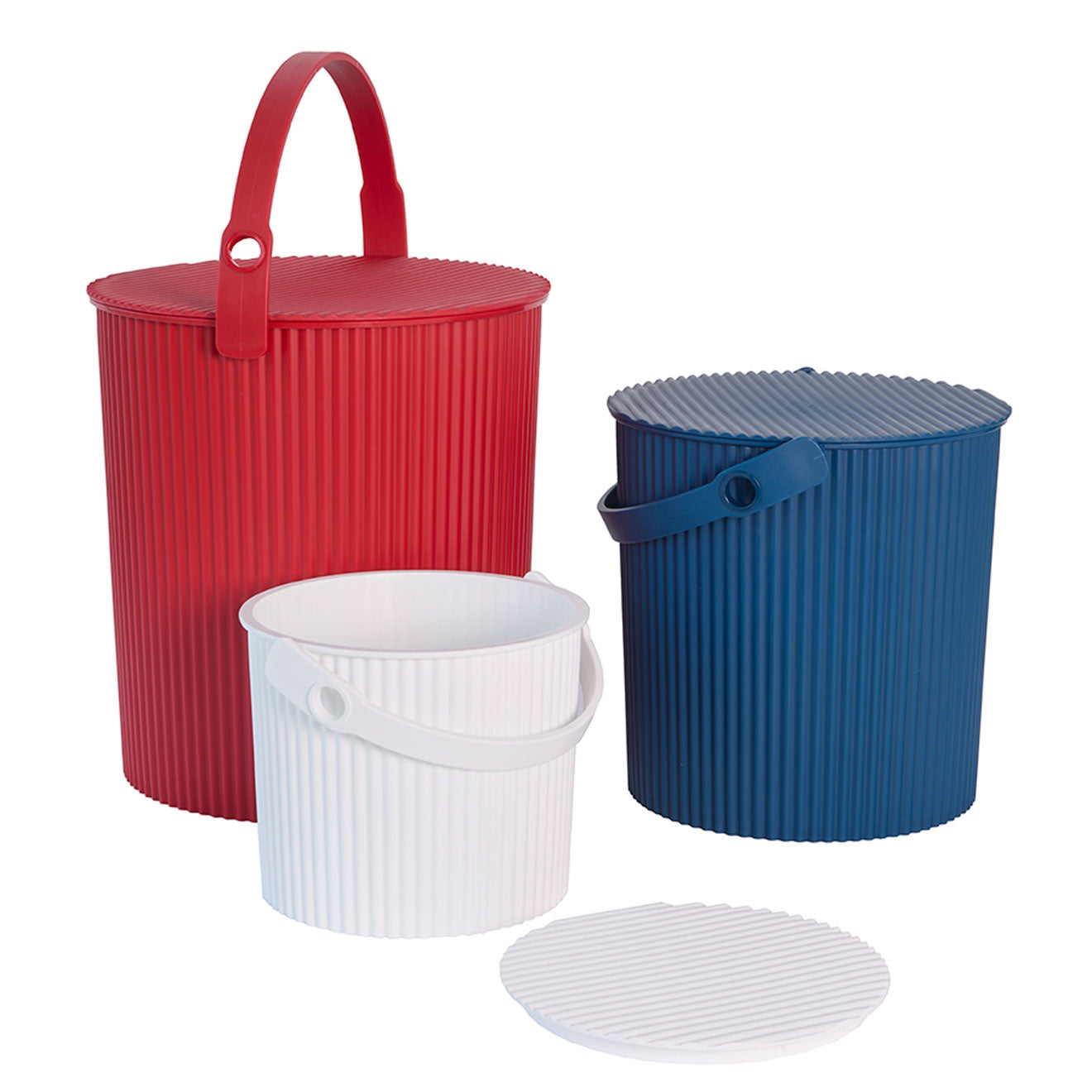 Seau De Rangement HACHIMAN Bleu - 8L, Pratique Pour Le Bricolage Ou Le Ménage