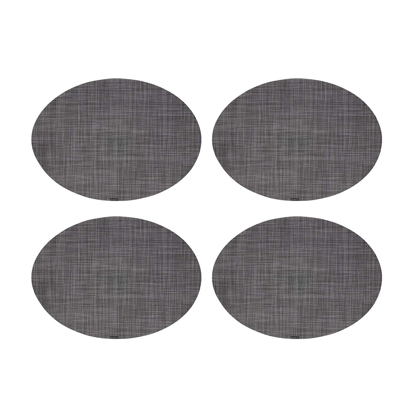 Mini Basketweave Placemats - Cool Grey