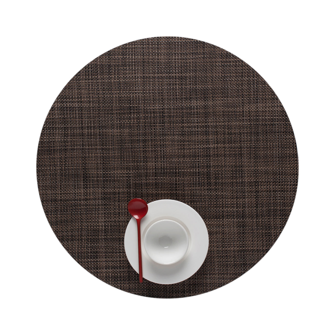 Mini Basketweave Placemats - Espresso