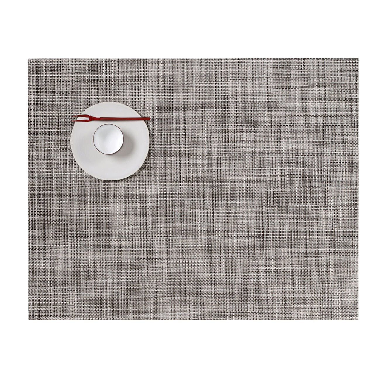 Chilewich4枚 Mini Basketweave36×48 GRAVEL Mini Basketweave Placemats - Gravel