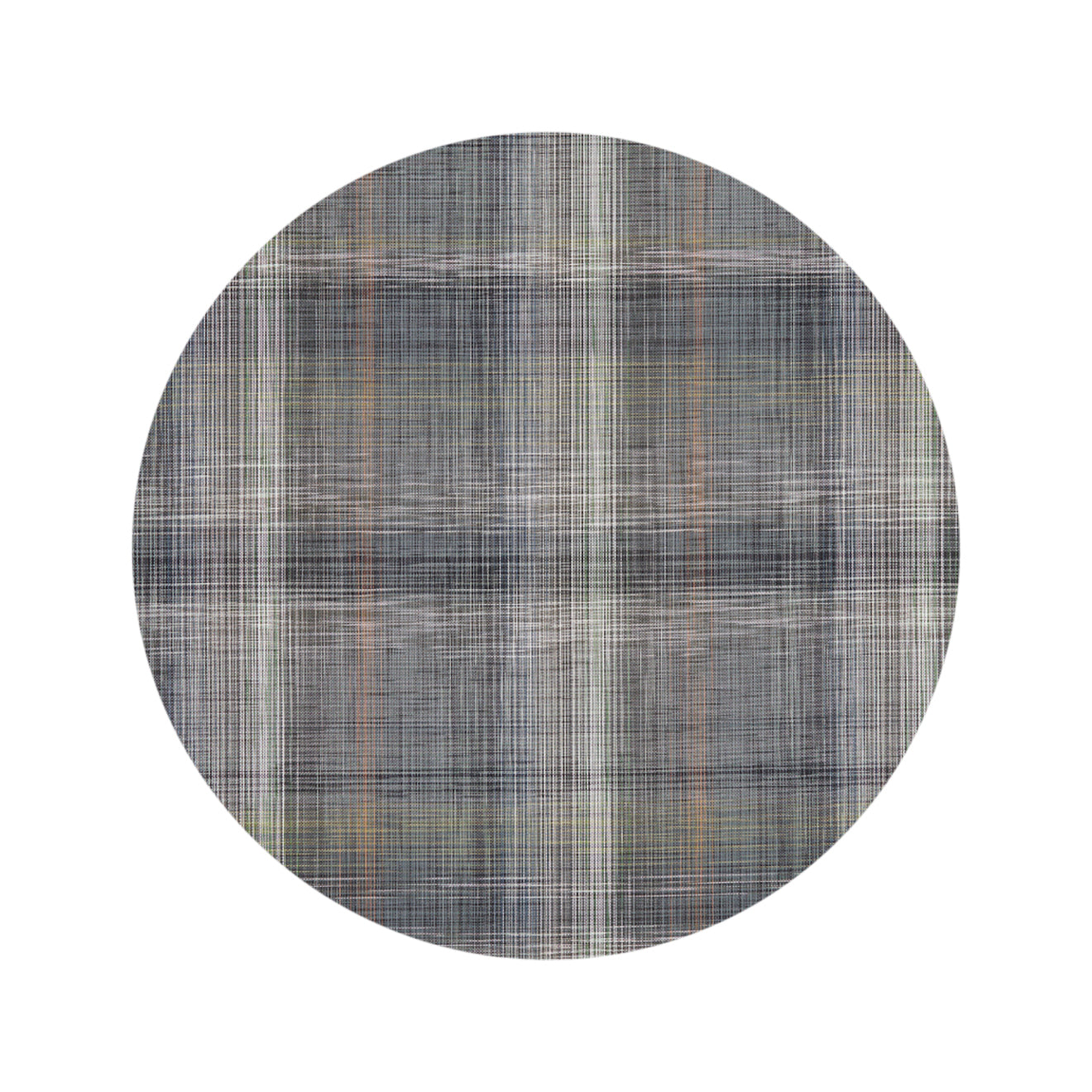 Plaid Rugs - Grey