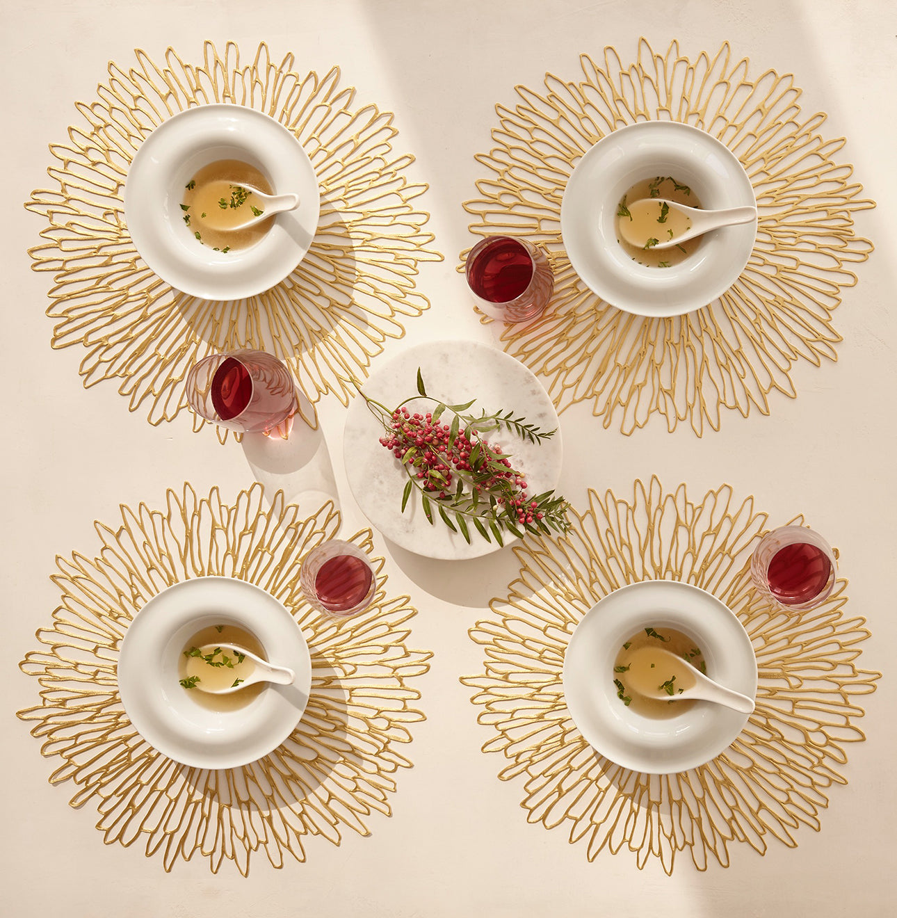 chilwich チルウィッチ カレイドスコープ ピンクシャンパーニュ4枚