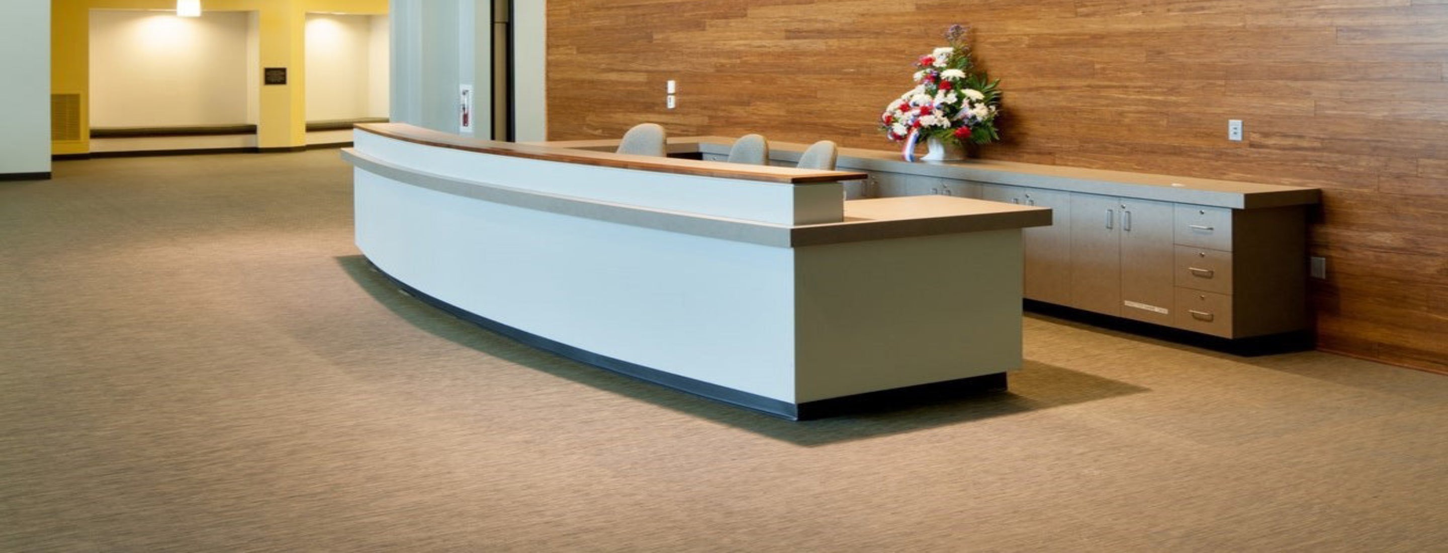 Detail image of Chilewich woven material showcasing texture, color, and pattern of the terrastrand yarn weave.