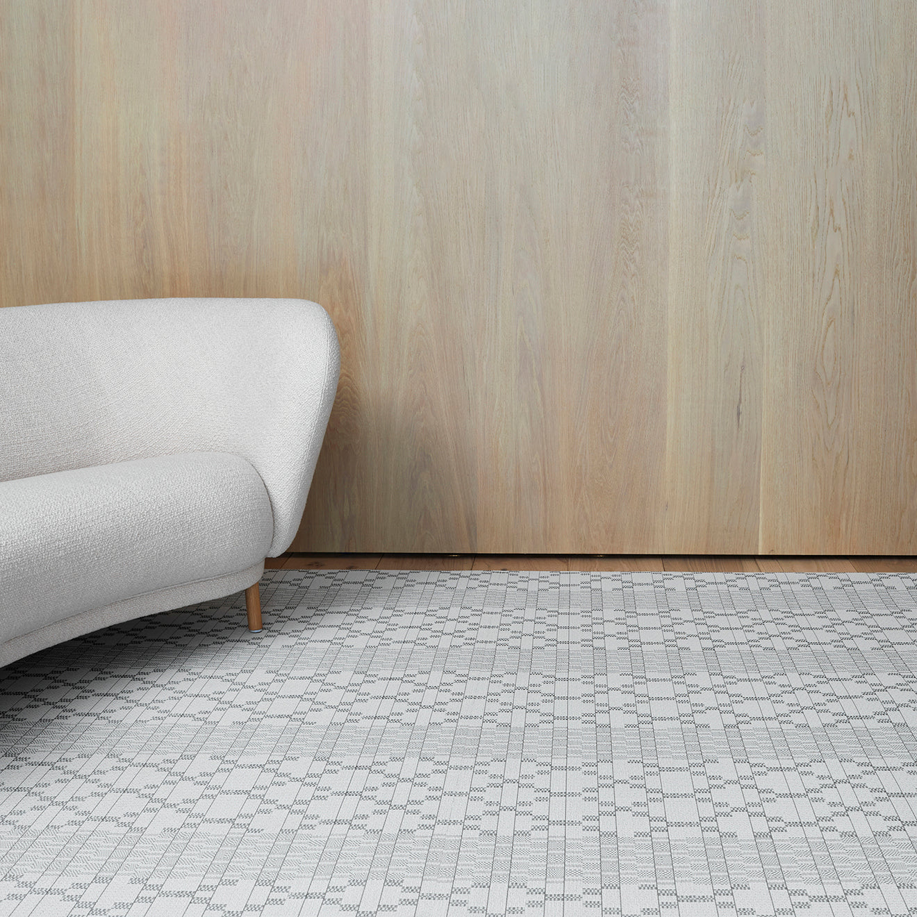 Detail image of Chilewich woven material showcasing texture, color, and pattern of the terrastrand yarn weave.