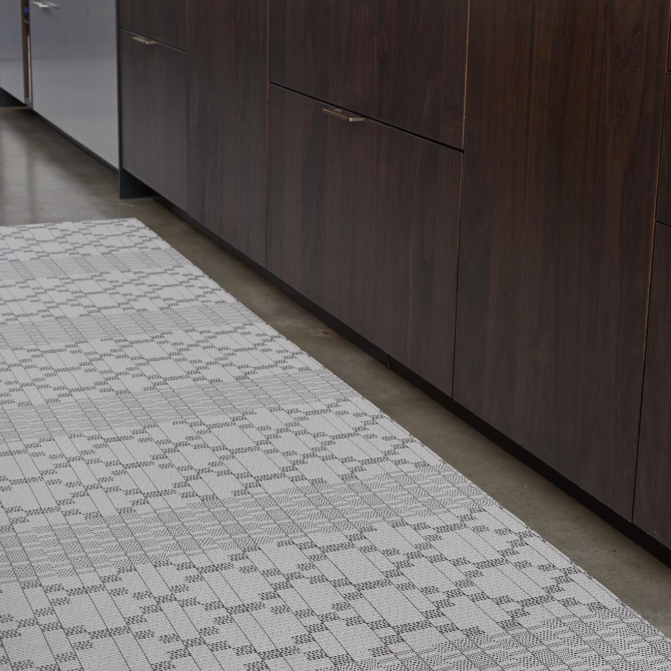 Detail image of Chilewich woven material showcasing texture, color, and pattern of the terrastrand yarn weave.