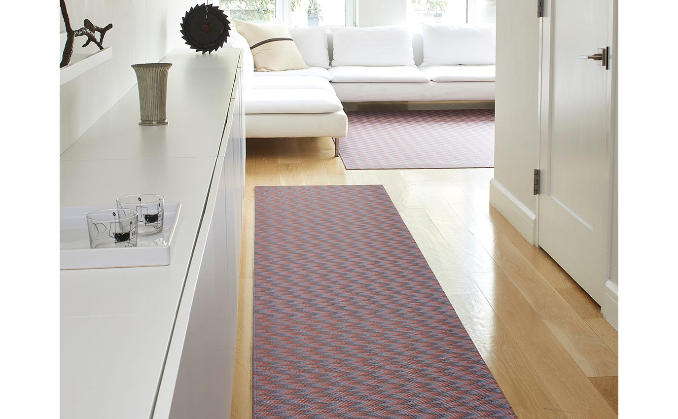 Detail image of Chilewich woven material showcasing texture, color, and pattern of the terrastrand yarn weave.