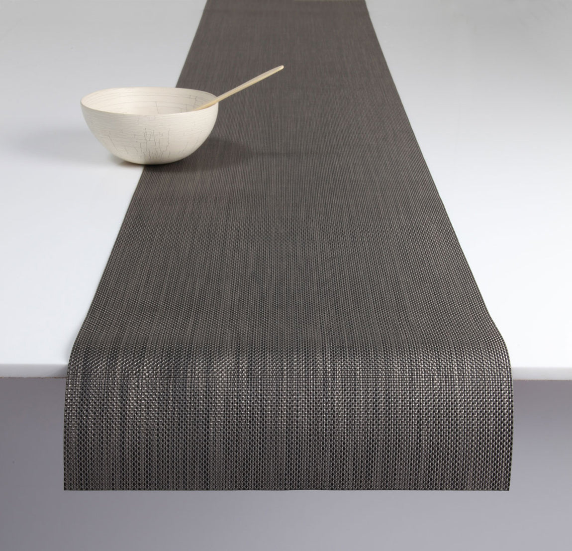 Mini Basketweave Table Runners - Light Grey View 1