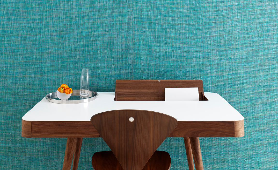 Mini Basketweave Wall Textiles - Turquoise