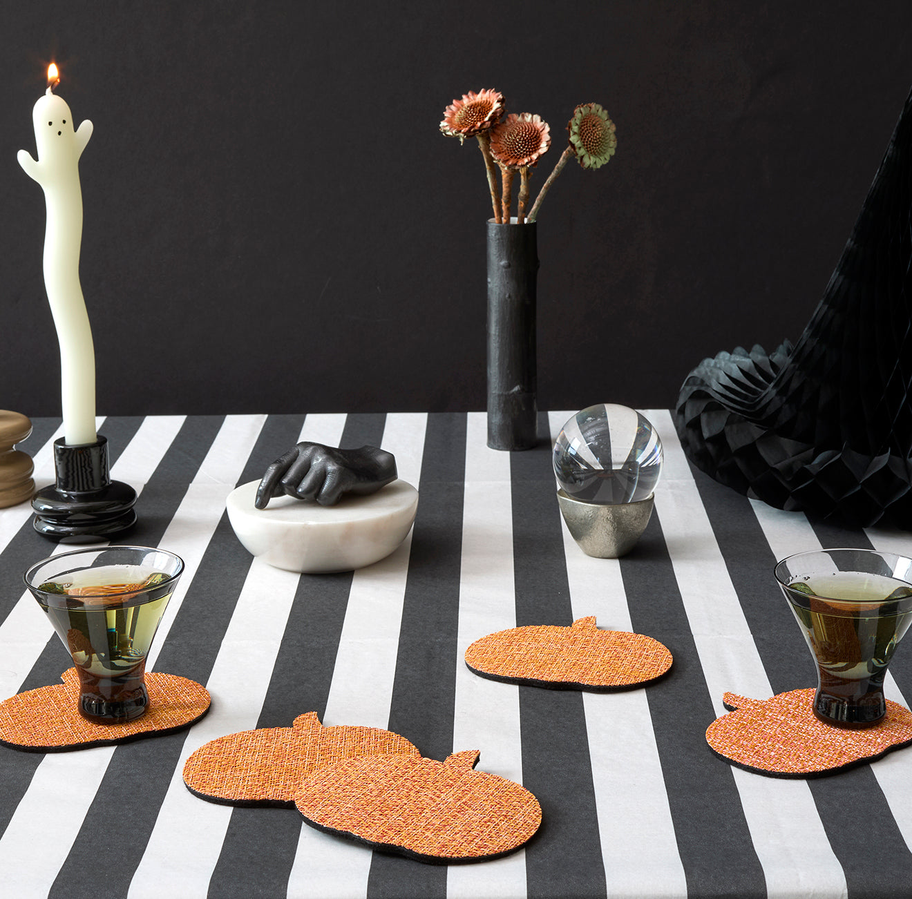 Detail image of Chilewich woven material showcasing texture, color, and pattern of the terrastrand yarn weave.