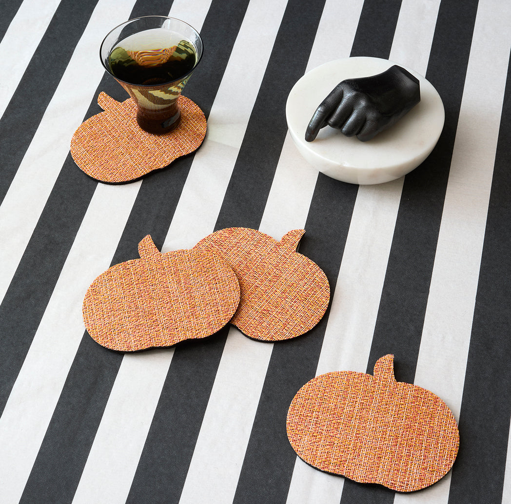 Detail image of Chilewich woven material showcasing texture, color, and pattern of the terrastrand yarn weave.