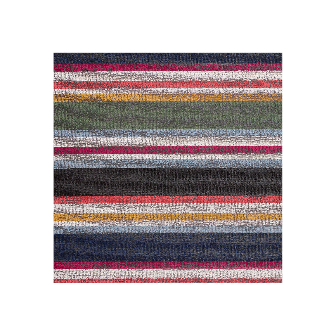 Shuffle Stripe Shag Mat Samples - Petunia View 1