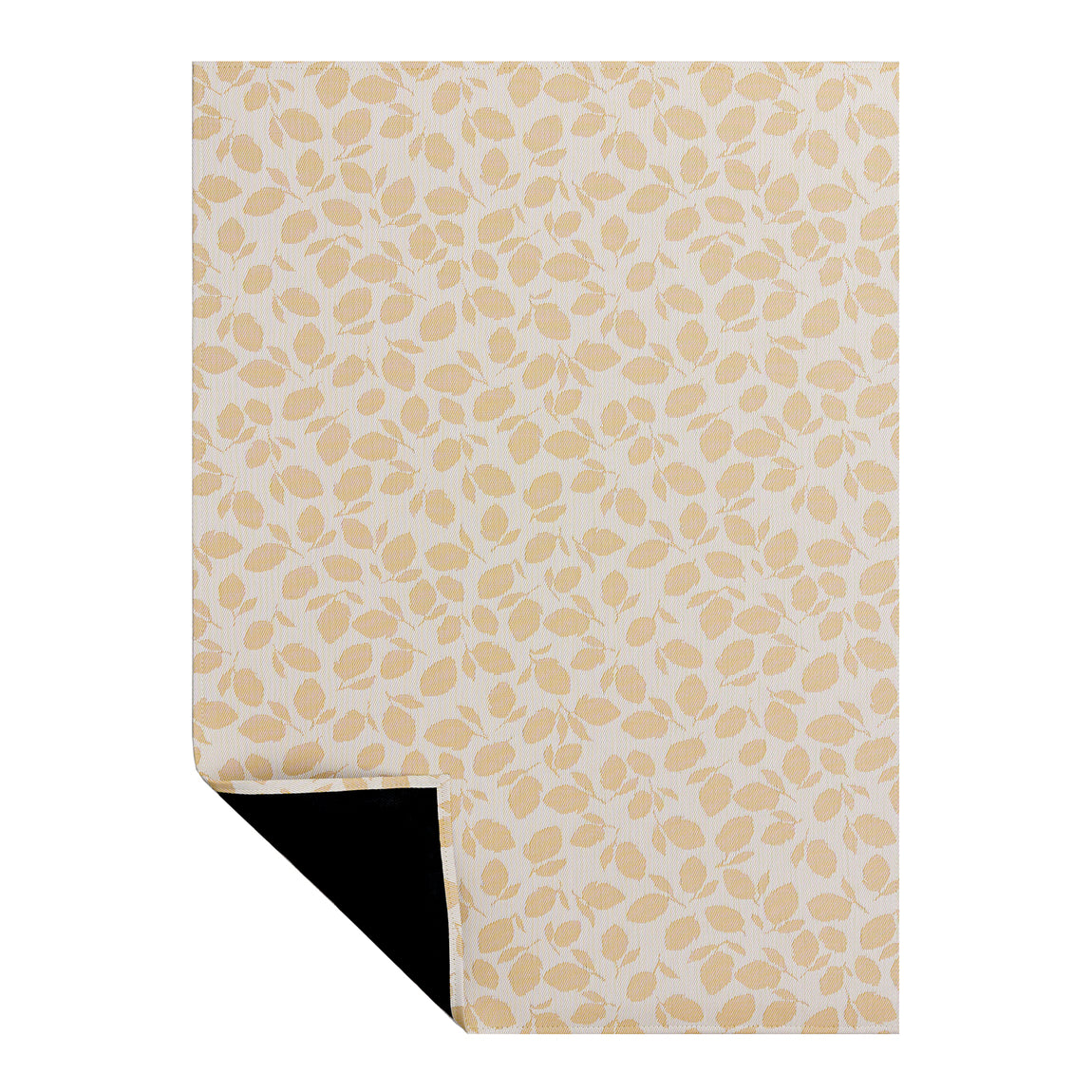 Lemon Leaves Rugs - Goldenrod