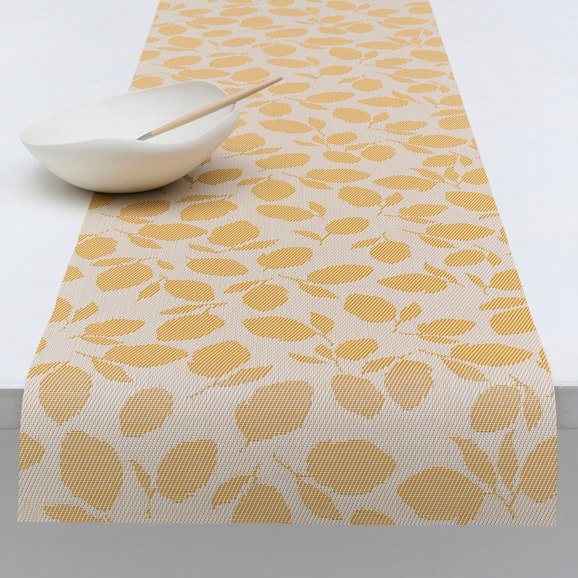 Lemon Leaves Table Runners - Goldenrod View 1