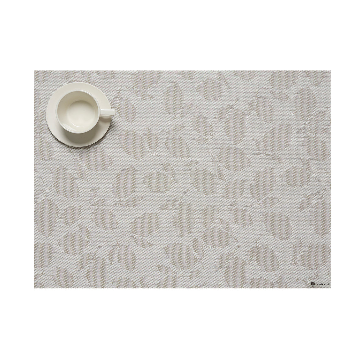Lemon Leaves Placemats - Steel Wool View 1