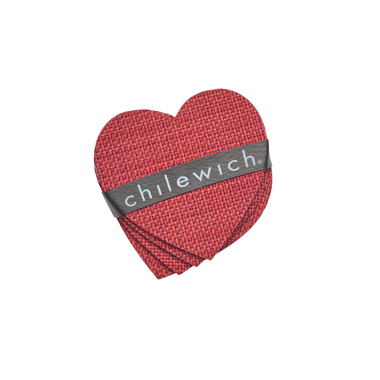 Heart Coasters - Scarlet
