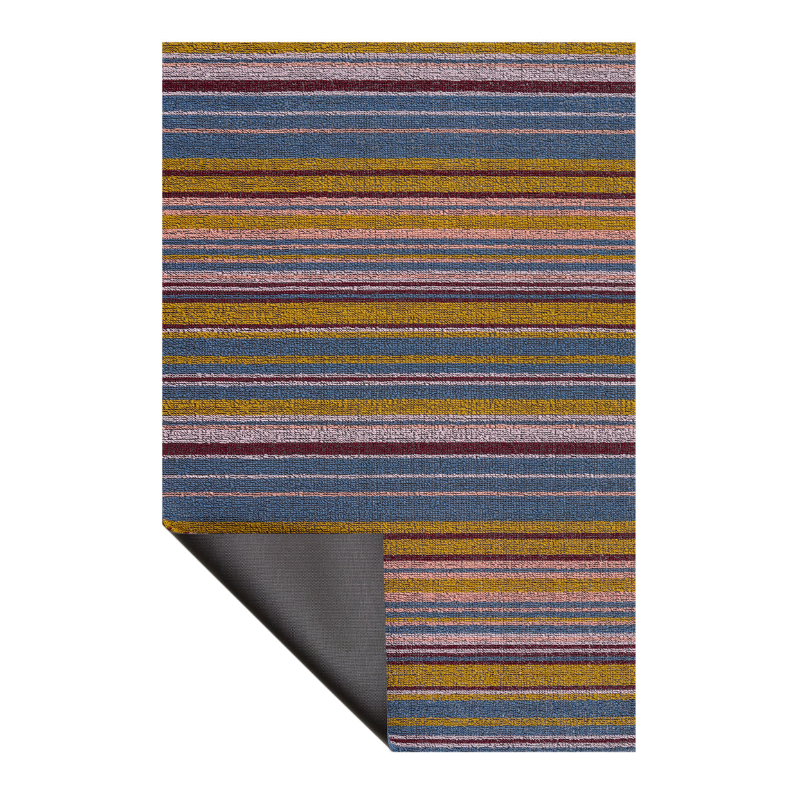 Echo Stripe Shag Mat - Dusk