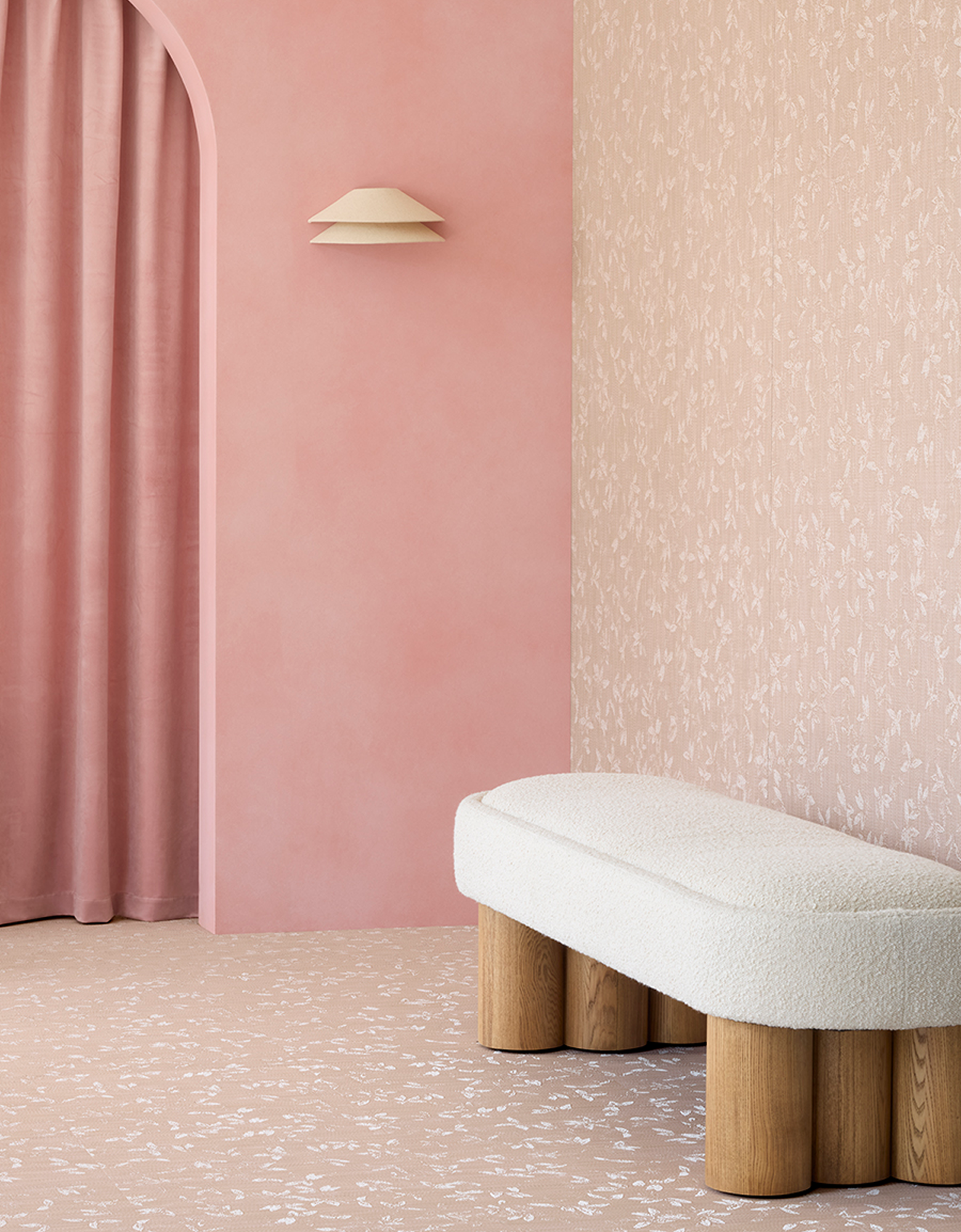 Detail image of Chilewich woven material showcasing texture, color, and pattern of the terrastrand yarn weave.