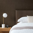 Detail image of Chilewich woven material showcasing texture, color, and pattern of the terrastrand yarn weave.