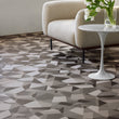 Detail image of Chilewich woven material showcasing texture, color, and pattern of the terrastrand yarn weave.