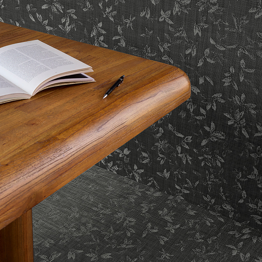Detail image of Chilewich woven material showcasing texture, color, and pattern of the terrastrand yarn weave.
