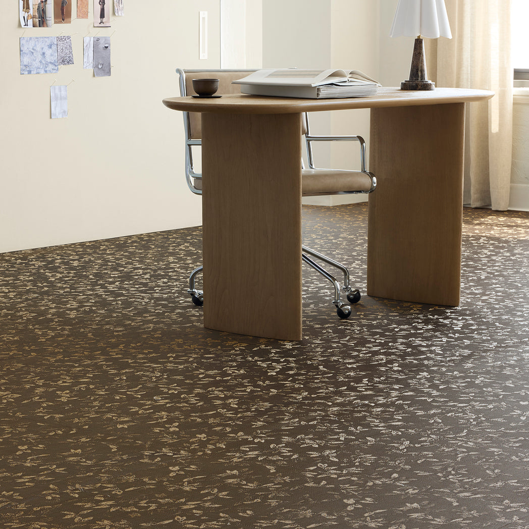 Detail image of Chilewich woven material showcasing texture, color, and pattern of the terrastrand yarn weave.