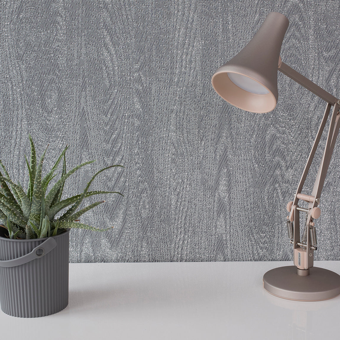 Woodgrain Wall Textile Samples - Slate