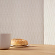 Detail image of Chilewich woven material showcasing texture, color, and pattern of the terrastrand yarn weave.