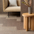 Detail image of Chilewich woven material showcasing texture, color, and pattern of the terrastrand yarn weave.