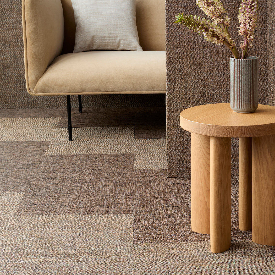 Moire Wall Textiles - Mocha