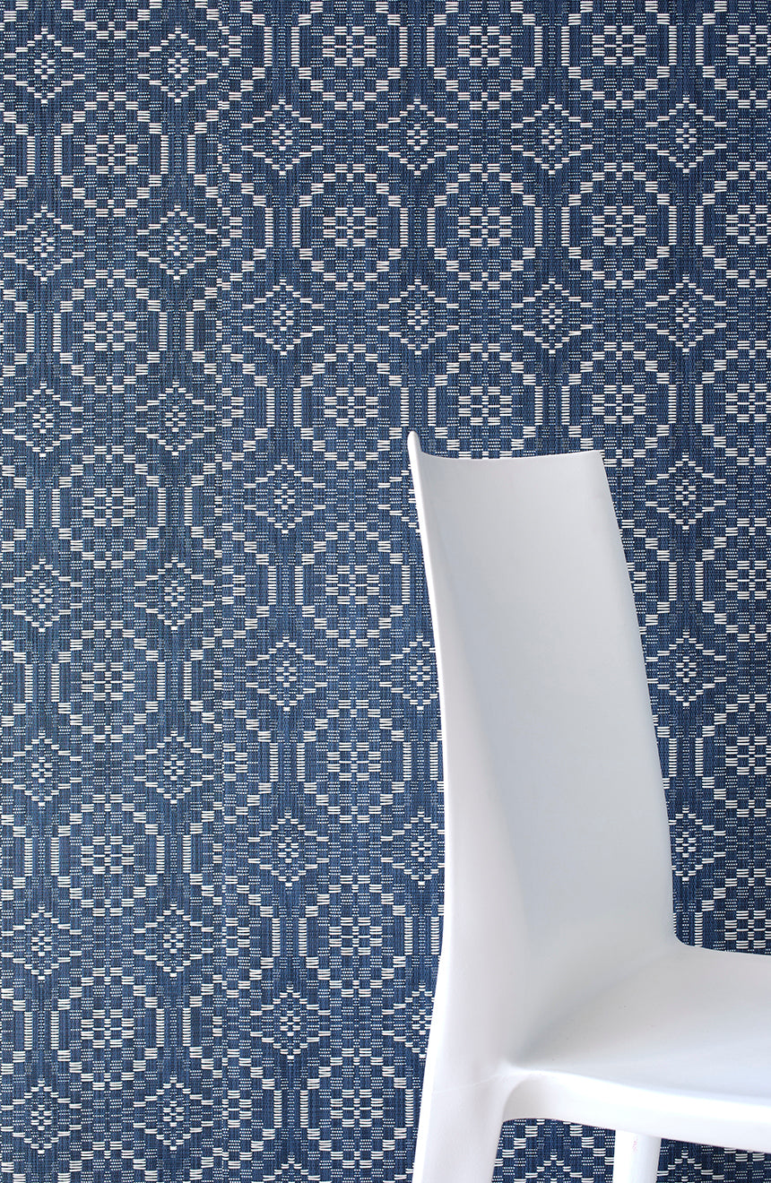 Detail image of Chilewich woven material showcasing texture, color, and pattern of the terrastrand yarn weave.