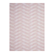 Azalea Woven Floor Mat in Mix of Beige with Midtone Pink