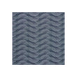 Indigo Woven Floor Mat in Mix of Navy Blue with Light Blue and Midtone Blue Green