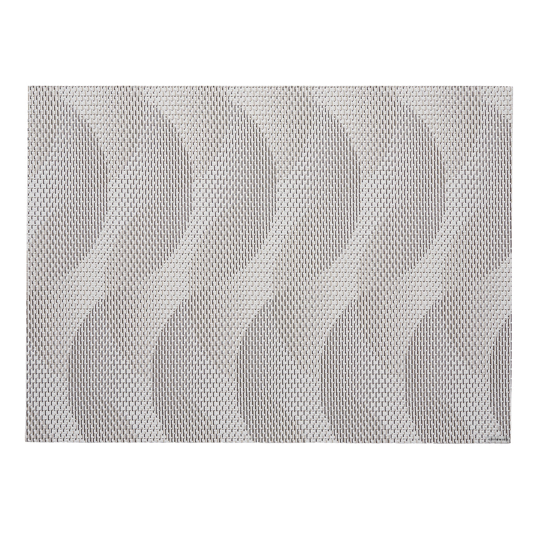 Rectangle Placemats in Mix of Beige with Dark and Midtone Warm Greys