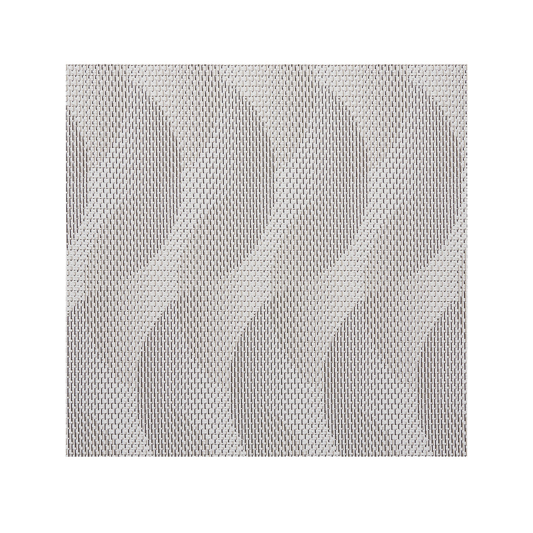 Square Placemats in Mix of Beige with Dark and Midtone Warm Greys