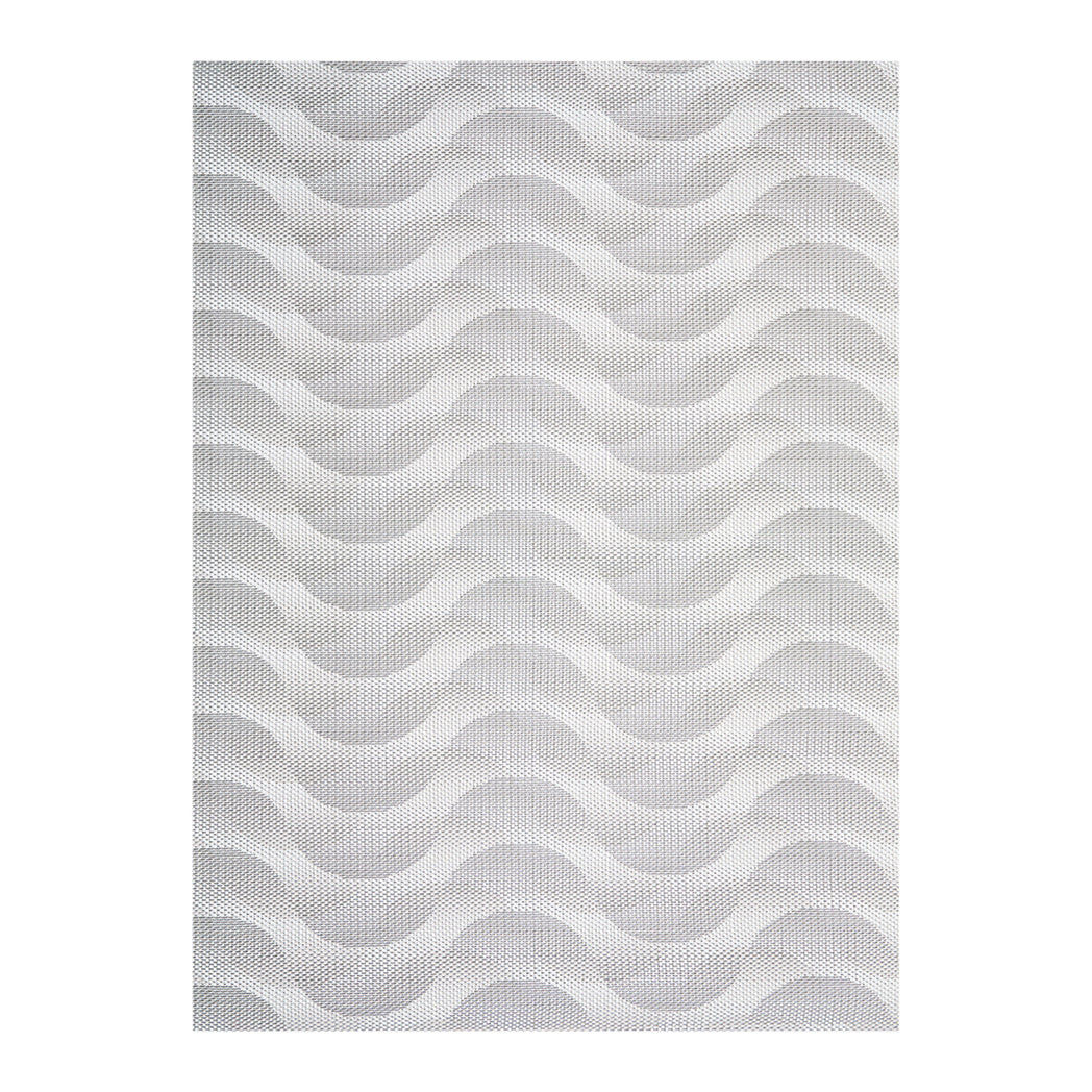 Sesame Woven Floor Mat in Mix of Beige with Dark and Midtone Warm Greys