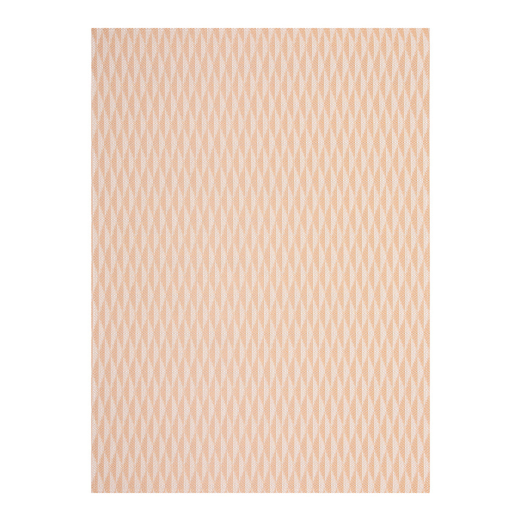 Dijon Woven Floor Mat in Midtone Warm Tan with Light Neutral Beige
