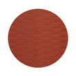 Round Placemats in Midtone Red Orange