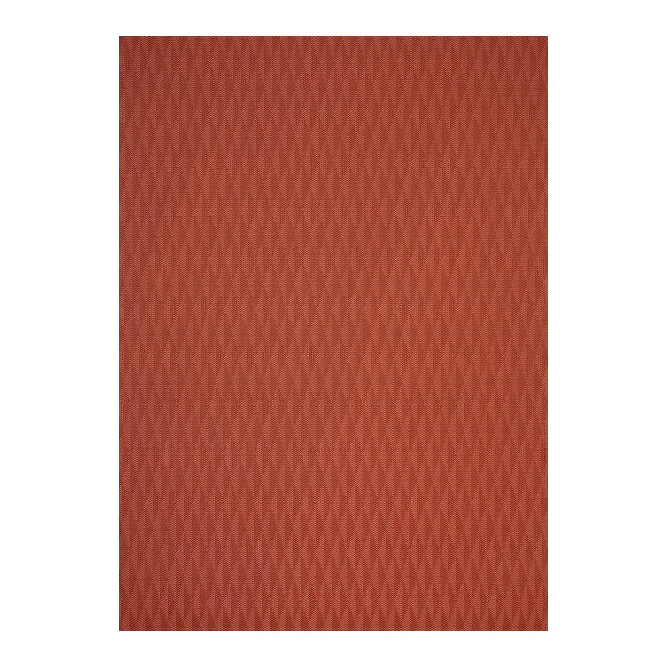 Paprika Woven Floor Mat in Midtone Red Orange