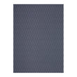 Payne's Grey Woven Floor Mat in Dark Navy Blue with Midtone Neutral Grey