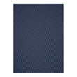 Sapphire Woven Floor Mat in Dark Navy Blue
