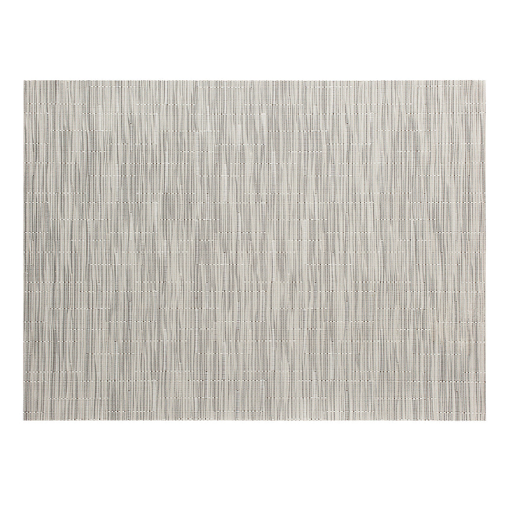 Rectangle Placemats in Light Neutral Beige with Dark Greige