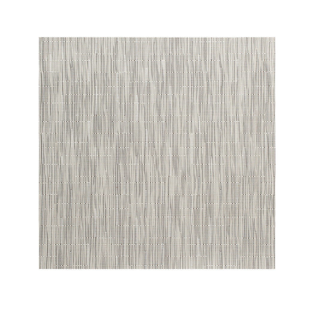 Square Placemats in Light Neutral Beige with Dark Greige