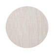 Round Placemats in Light Neutral Beige With White