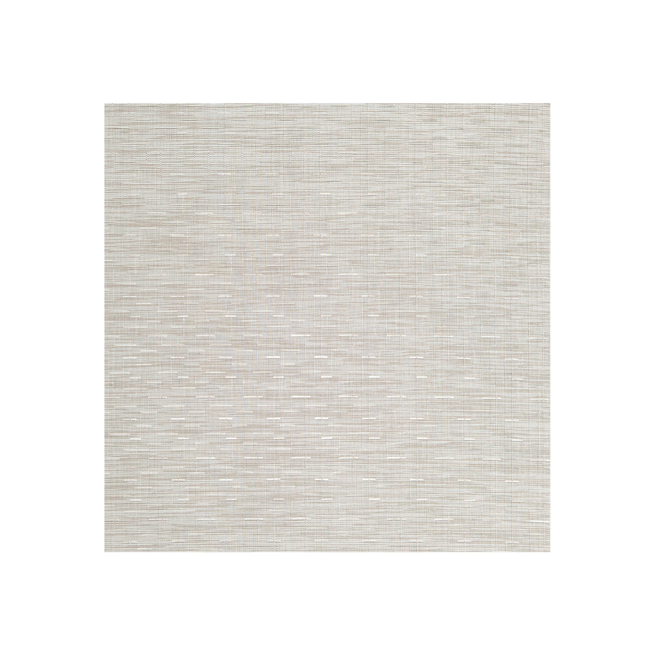 Coconut Woven Floor Mat in Light Neutral Beige With White