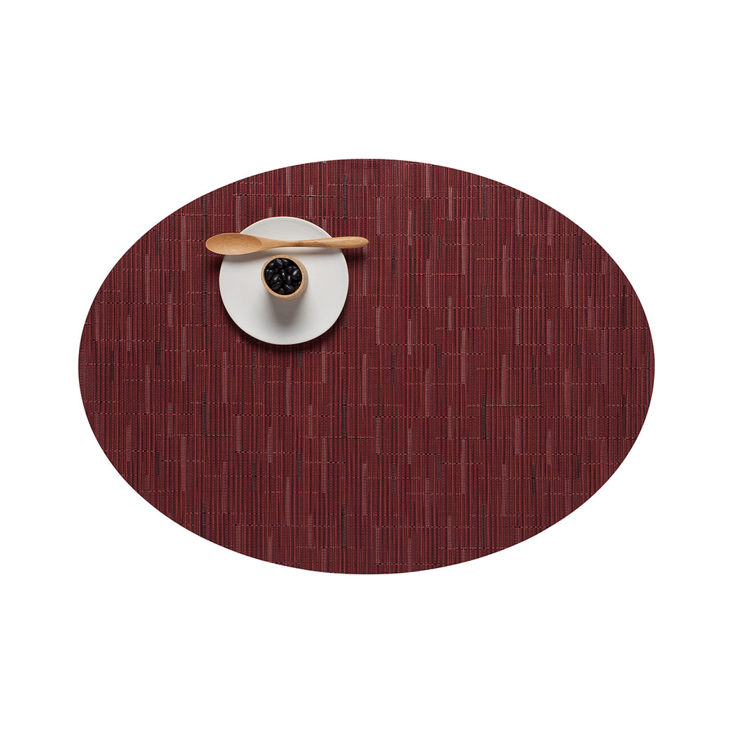 Bamboo Placemats - Cranberry With Prop