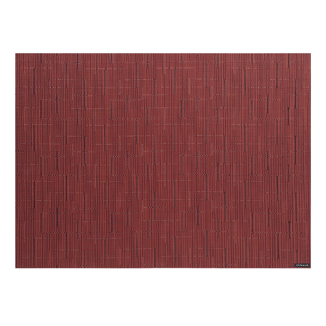 Rectangle Placemats in Dark Red