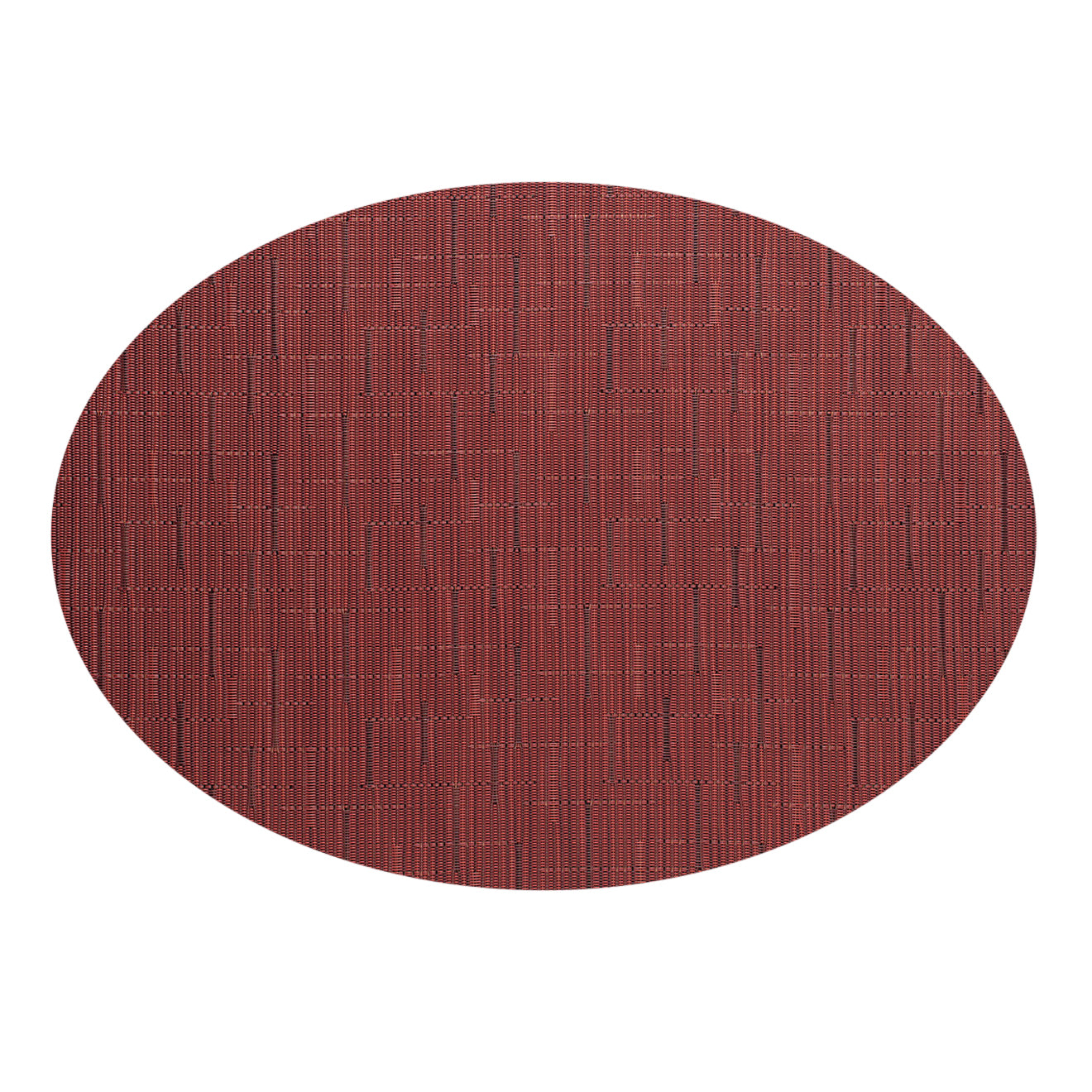 Oval Placemats in Dark Red