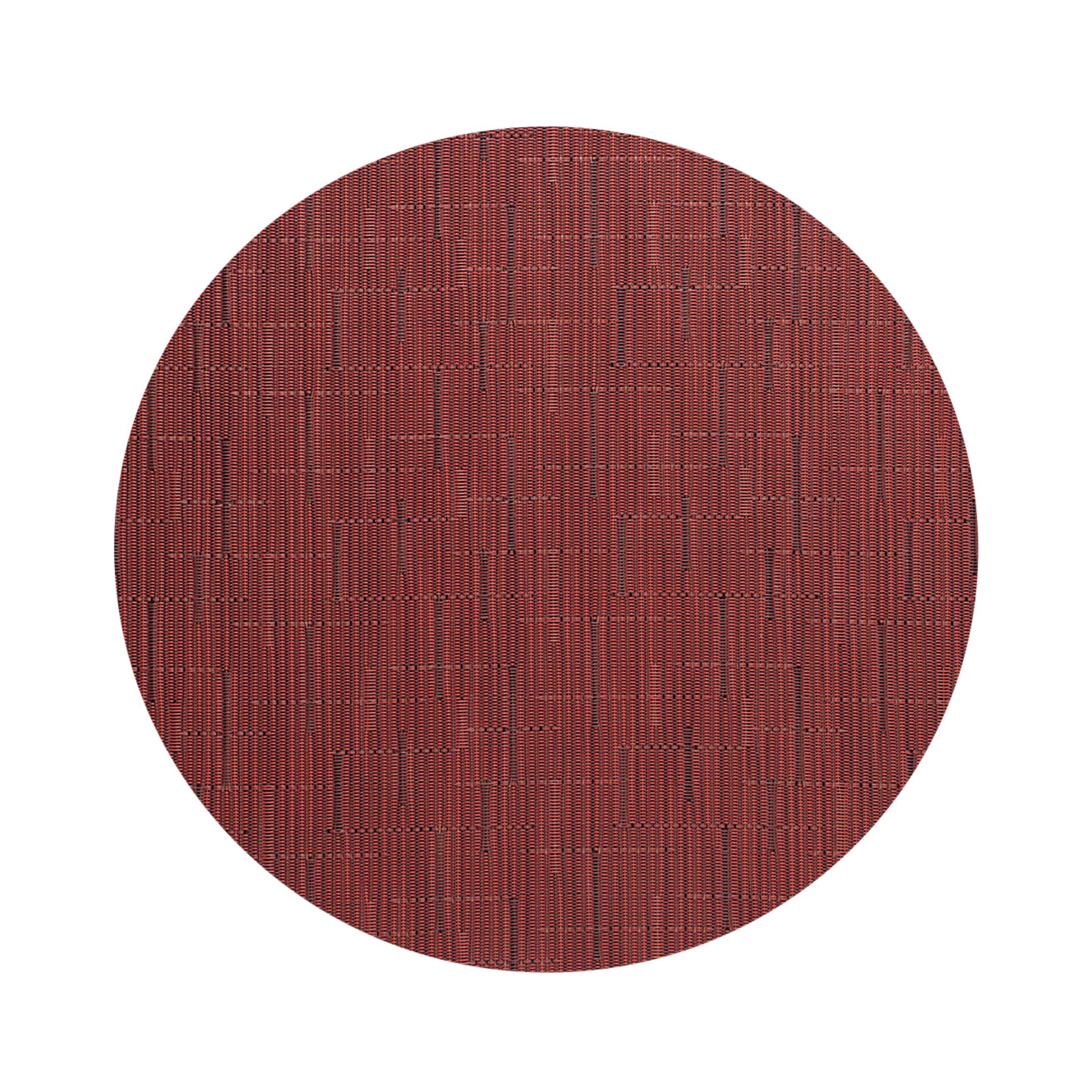 Round Placemats in Dark Red